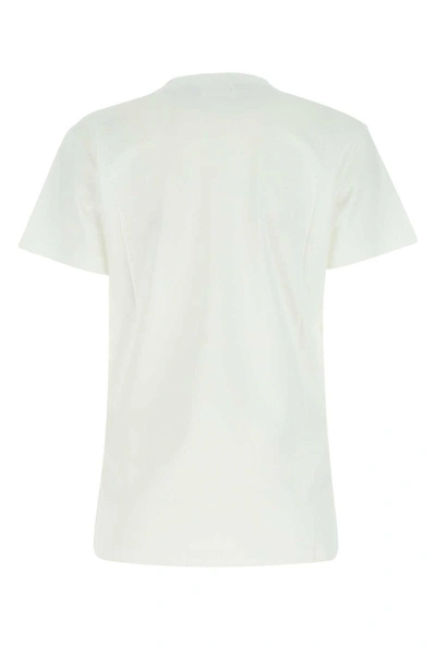Shop Isabel Marant Étoile Isabel Marant Etoile Aby Regular Fit T-shirt In White