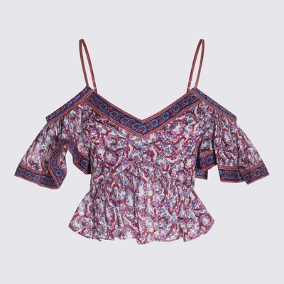 Shop Isabel Marant Étoile Multicolour Cotton Shirt In Ecru