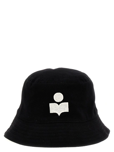 Shop Isabel Marant 'haley' Bucket Hat In White/black