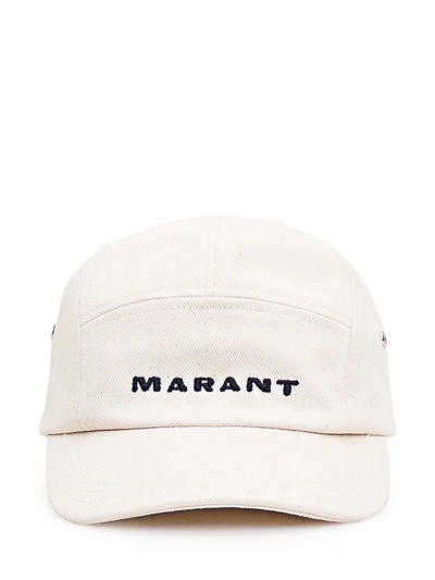 Shop Isabel Marant 'tedji' Cap In Beige
