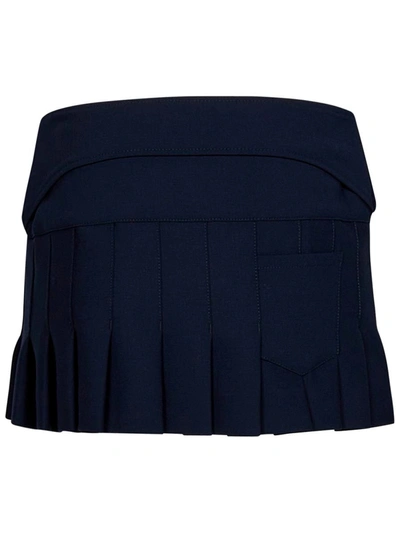 Shop Off-white Skirt In Blue