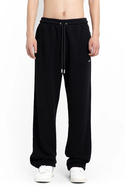 Shop Off-white Trousers In Black&white