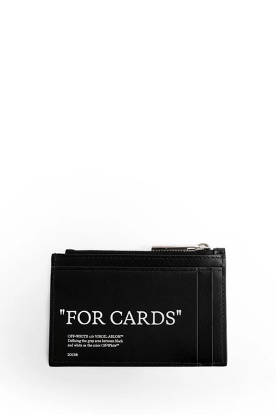 Shop Off-white Wallets & Cardholders In Black&white