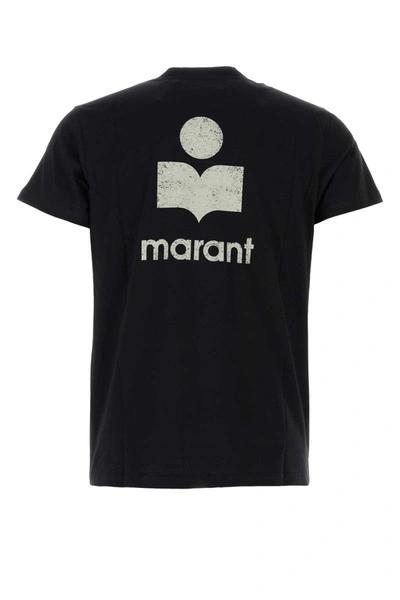 Shop Isabel Marant Marant T-shirts And Polos In Black/ecru