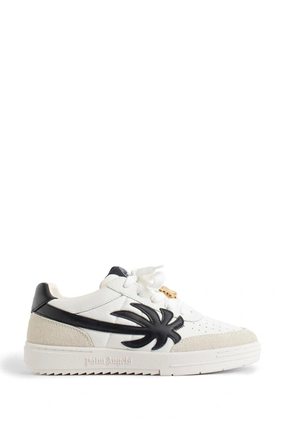 Shop Palm Angels Sneakers In Black&white