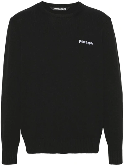 Shop Palm Angels Sweaters In Black Off