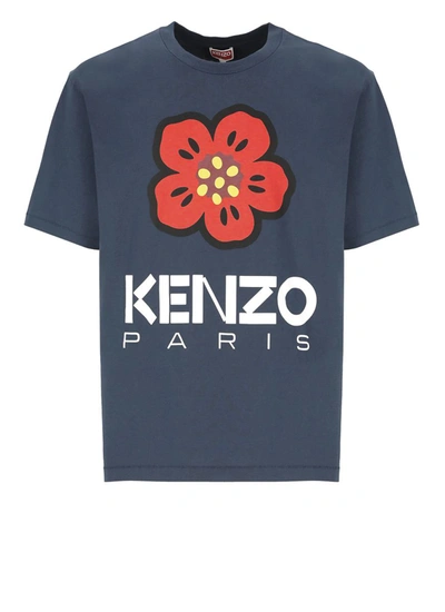 Shop Kenzo T-shirts And Polos Blue