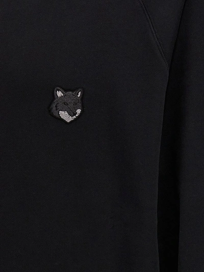 Shop Maison Kitsuné 'bold Fox Head' Sweatshirt In Black