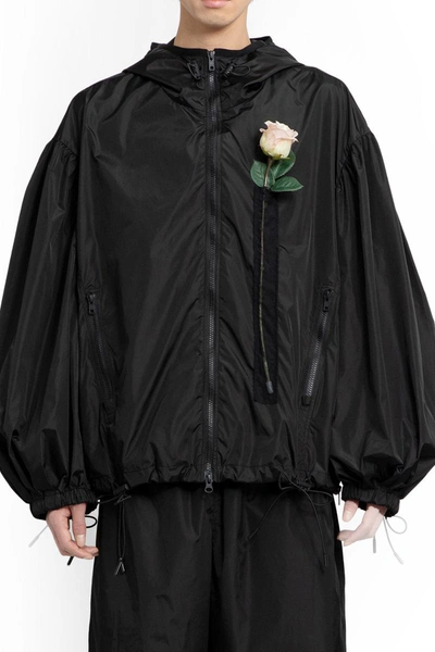 Shop Simone Rocha Jackets In Black