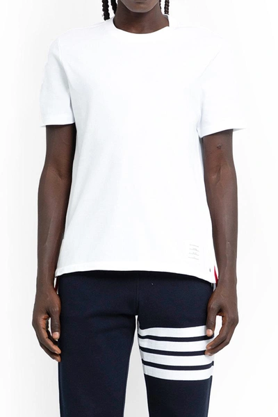 Shop Thom Browne T-shirts In White