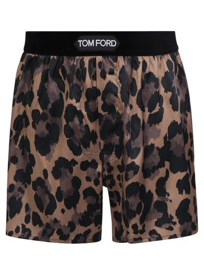 Shop Tom Ford - Boxers In Light Brown