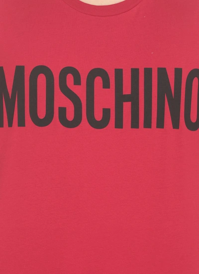 Shop Moschino T-shirts And Polos Red