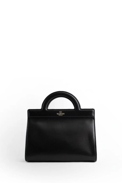 Shop Valentino Top Handle Bags In Black