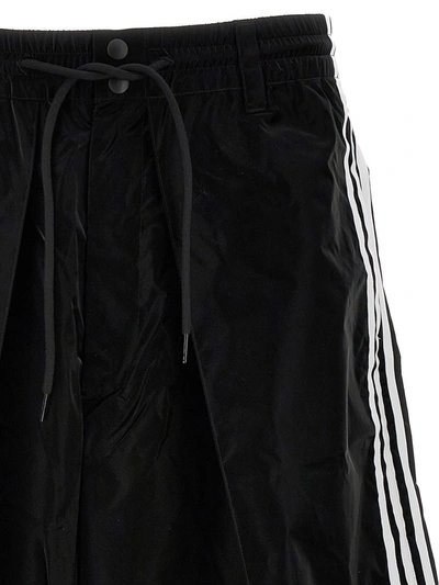 Shop Y-3 Adidas Side Bands Bermuda Shorts In Black