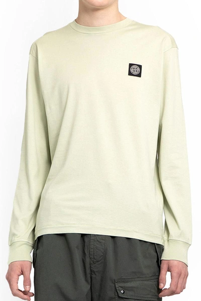 Shop Stone Island T-shirts In Green