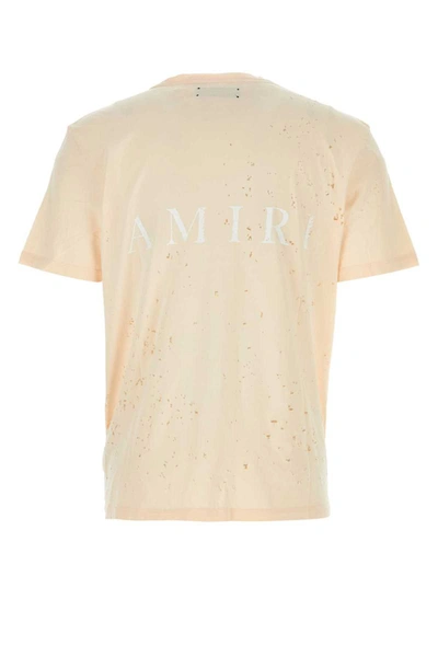 Shop Amiri T-shirt In Pink