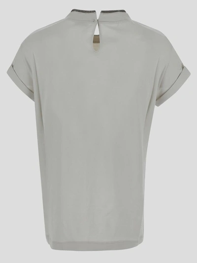 Shop Brunello Cucinelli T-shirts And Polos In Grey