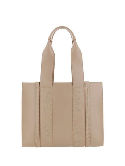 Shop Chloé Totes In Nomadbeige