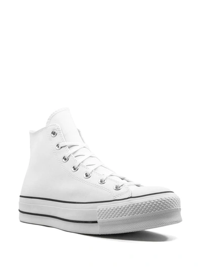 Shop Converse Chuck 70 Platform Sneakers In White