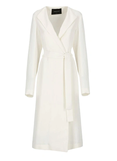 Shop Fabiana Filippi Coats White