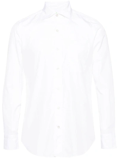 Shop Finamore 1925 Napoli Finamore Cotton Shirt In White