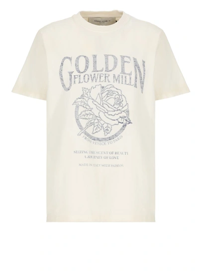 Shop Golden Goose T-shirts And Polos Ivory