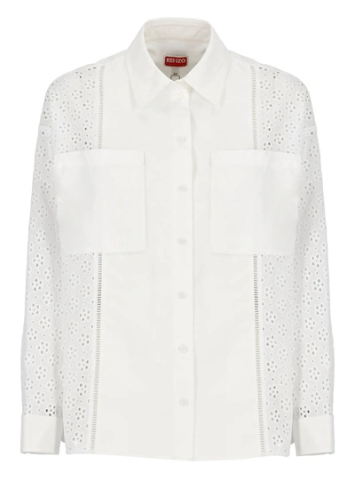 Shop Kenzo Shirts White