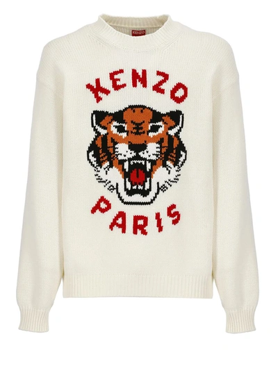 Shop Kenzo Sweaters Ivory