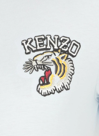 Shop Kenzo T-shirts And Polos Light Blue
