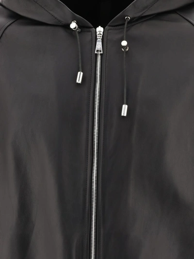 Shop Tagliatore "connor" Leather Jacket In Black