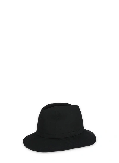 Shop Yohji Yamamoto Pour Homme Hats Black