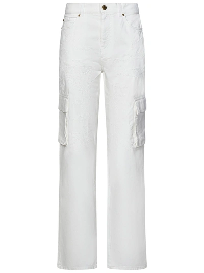 Shop Pinko Jeans In Bianco