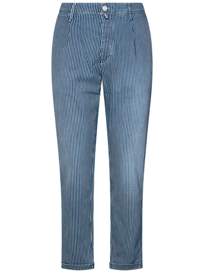 Shop Jacob Cohen Henry Trousers In Blu