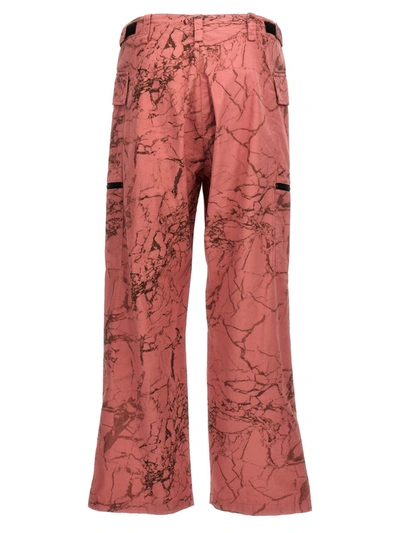 Shop A-cold-wall* 'crimson Overdye Static Zip' Pants In Pink