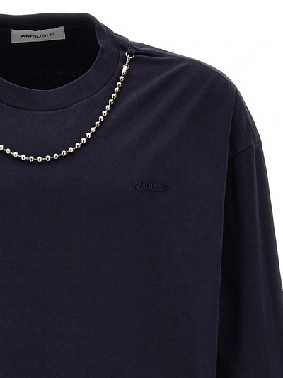 Shop Ambush 'ballchain' T-shirt In Blue