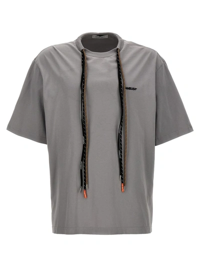Shop Ambush 'new Multicord' T-shirt In Gray