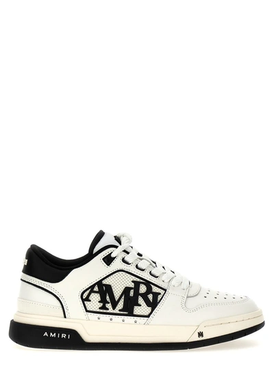 Shop Amiri 'classic Low' Sneakers In White/black