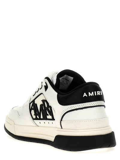 Shop Amiri 'classic Low' Sneakers In White/black