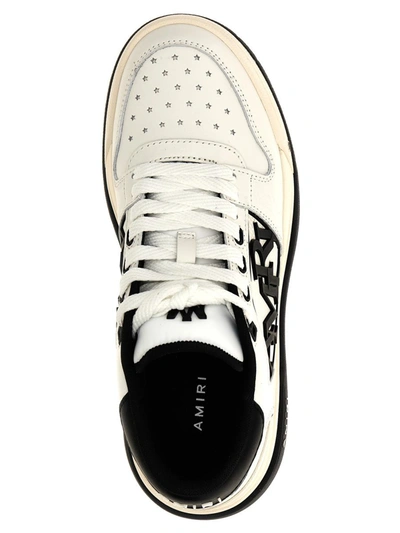 Shop Amiri 'classic Low' Sneakers In White/black