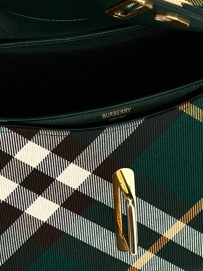 Shop Burberry 'rocking Horse' Shoulder Bag In Green