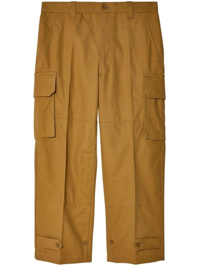 Shop Comme Des Garçons Homme Deux Comme Des Garçons Homme Cargo Cotton Trouser Clothing In Brown