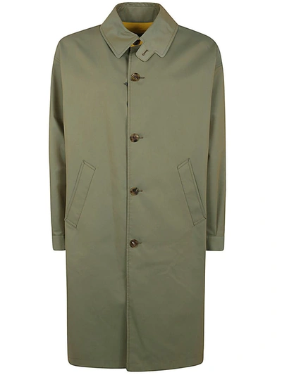 Shop Comme Des Garçons Homme Deux Comme Des Garçons Homme Trench Coat With Yellow Lining Clothing In Brown