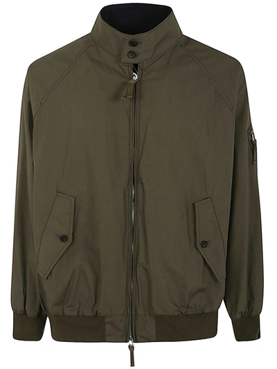 Shop Comme Des Garçons Homme Deux Comme Des Garçons Homme Washed Cotton Bomber Jacket With Side Zipper Clothing In Green