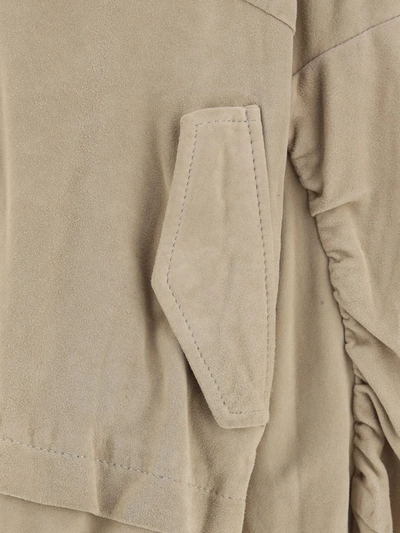 Shop D'amico Jackets In Camox Washed & Waxed Beige