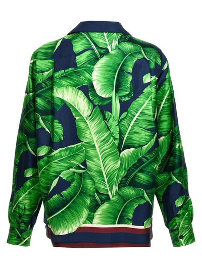 Shop Dolce & Gabbana 'banano' Shirt In Green
