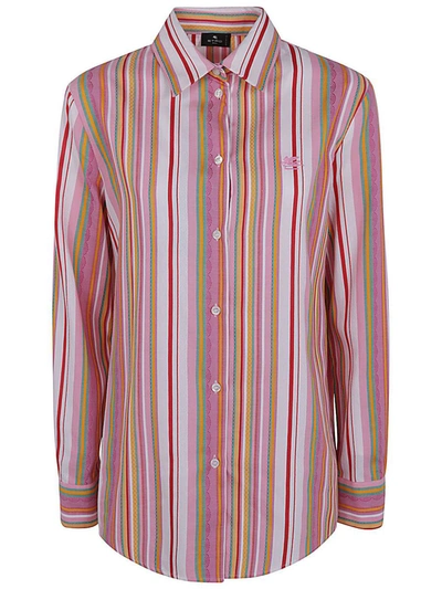 Shop Etro Striped Shirt Clothing In Multicolour