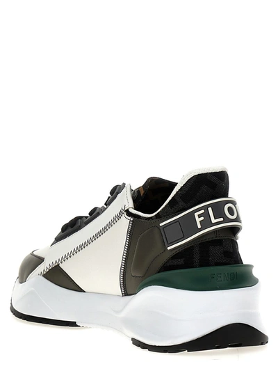 Shop Fendi 'flow' Sneakers In Multicolor