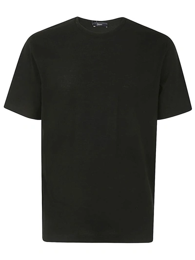 Shop Herno Crepe T-shirt Clothing In Black