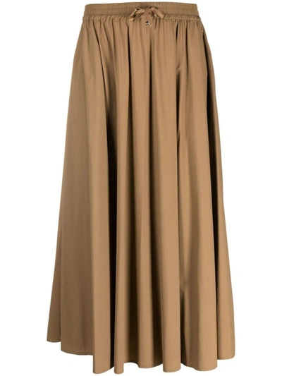 Shop Herno Wheeled Skirt Clothing In Brown