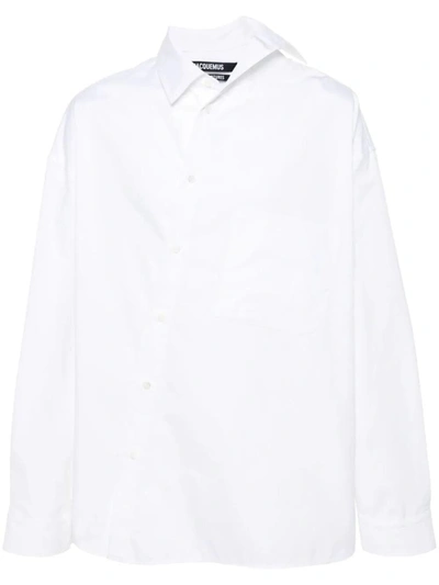 Shop Jacquemus Cuadro Shirt Clothing In White